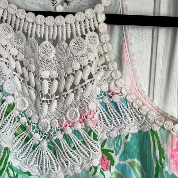 COPY - Lilly Pulitzer Sleeveless Hydrangea Print Shift Dress Size 2 - Picture 3 of 8